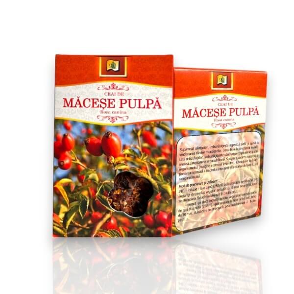 Ceai de Măceșe pulpă, 50g, Stef Mar