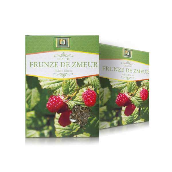 Ceai de Zmeur Frunze, 50g, Stef Mar