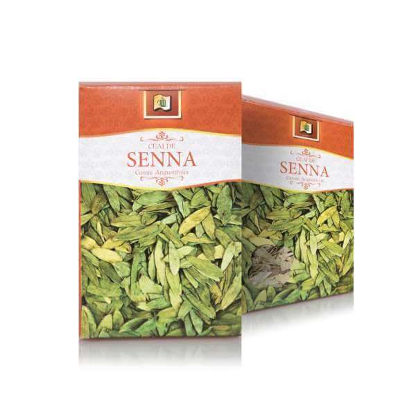 Ceai de Senna frunză, 50g, Stef Mar