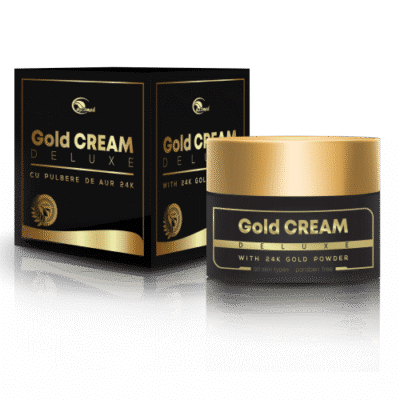 Cremă antirid cu extract de aur Gold Deluxe, 50 ml, Ayurmed