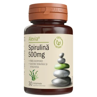6423602002892 Spirulină 500mg, 30 comprimate, Alevia