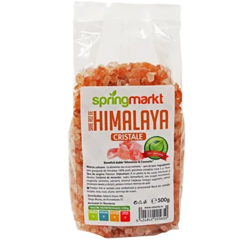 Sare roz de Himalaya cristale, 500g, Springmarkt