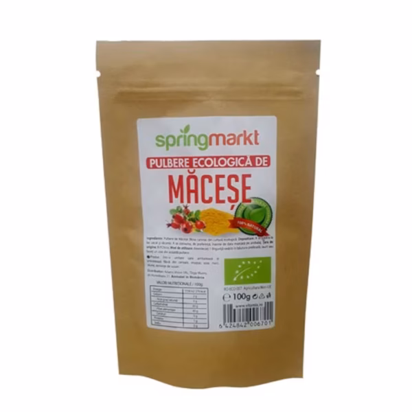 Măceșe Pulbere Ecologică, 100g, Springmarkt