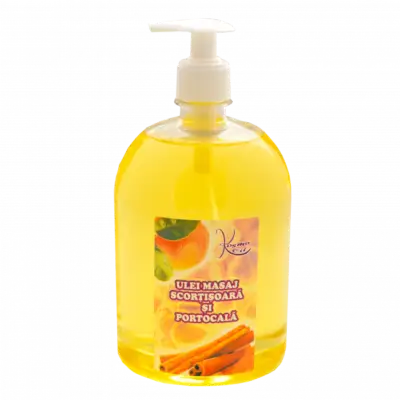 Ulei pentru masaj cu Scorțișoară și Portocală, 1L, Kosmo Line