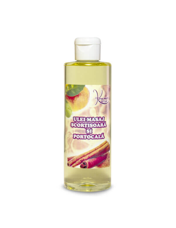 Ulei pentru masaj cu Scorțișoară și Portocală, 250 ml, Kosmo Line
