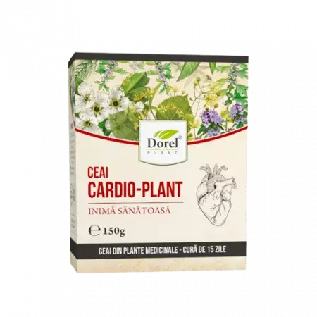 Ceai Cardio-Plant Inima Sănătoasă, 150g, Dorel Plant