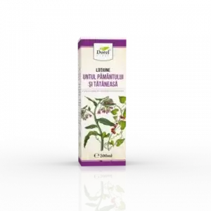 Loțiune cu Untul Pământului și Tătăneasă, 200ml, Dorel Plant