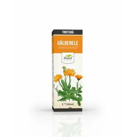 Tinctură de Gălbenele, 200 ml, Dorel Plant
