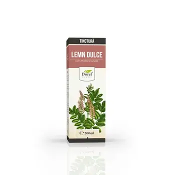 Tinctură de Lemn dulce, 200ml, Dorel Plant