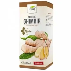 Siropul de Ghimbir și Miere, 200 ml, Dorel Plant