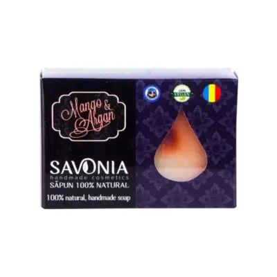 Săpun Natural Mango și Argan, 90g, Savonia