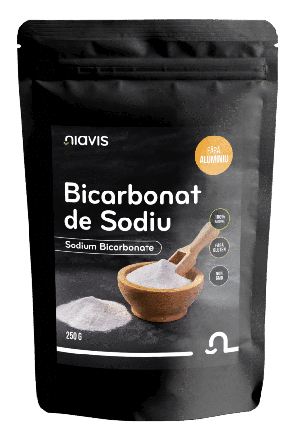 Bicarbonat de sodiu pulbere, 250gr, Niavis