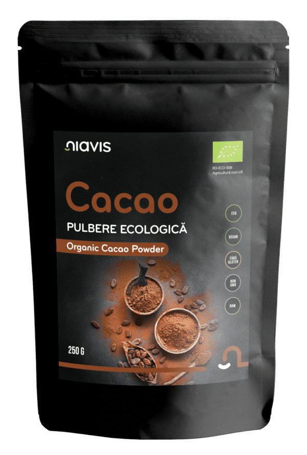 Cacao pulbere ecologică (BIO), 250gr, Niavis