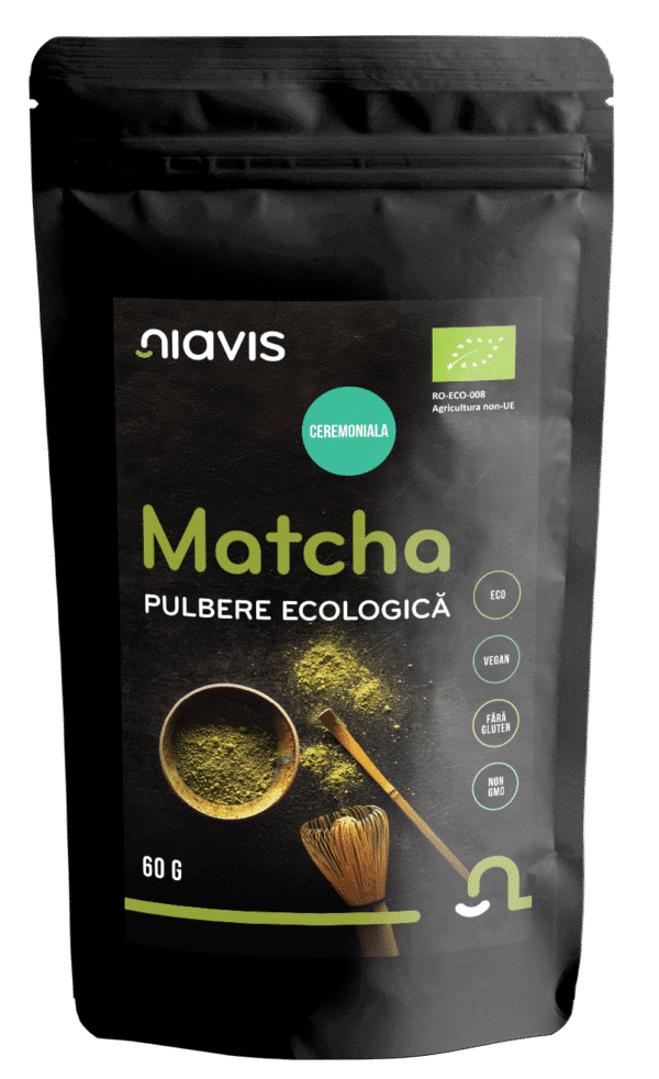 6426284000873 Matcha pulbere ecologică, 60gr, Niavis
