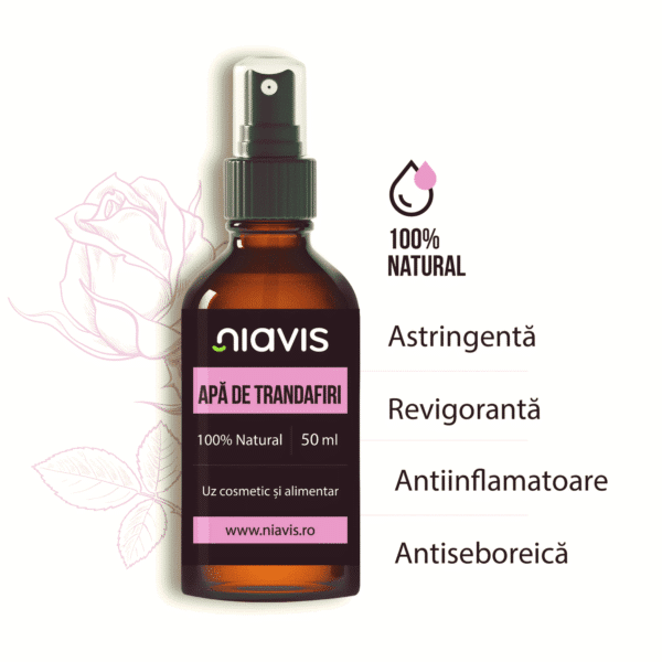 6426284001436 Apă de Trandafiri, 50 ml Spray, Niavis