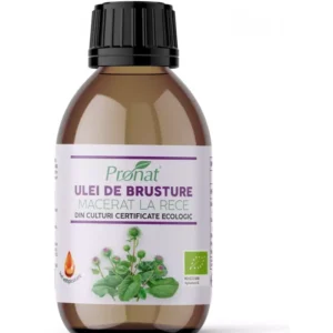 Ulei bio de brusture macerat la rece, 100ml, Pronat