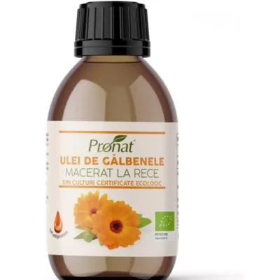 Ulei bio de Gălbenele macerat la rece, 100ml, Pronat