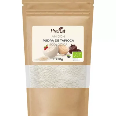 Amidon pudră de tapioca Bio, 250 g, Pronat