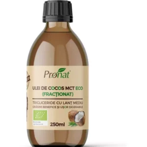 Ulei de cocos MCT bio, 250ml, Pronat
