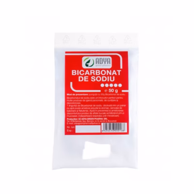 Bicarbonat De Sodiu, 50g, Adya Green Pharma