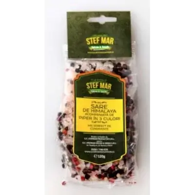Sarea Himalaya cu Piper 3 Culori, 120g, Stef Mar