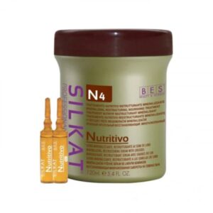 Ser Silkat Nutritiv pentru Păr, 12 fiole x 10 ml, BES România