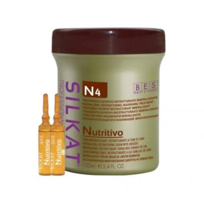 Ser Silkat Nutritiv pentru Păr, 12 fiole x 10 ml, BES România