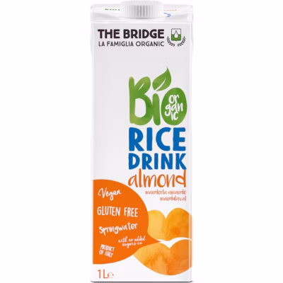 Băutură ecologică din orez cu migdale, 1L, The Bridge