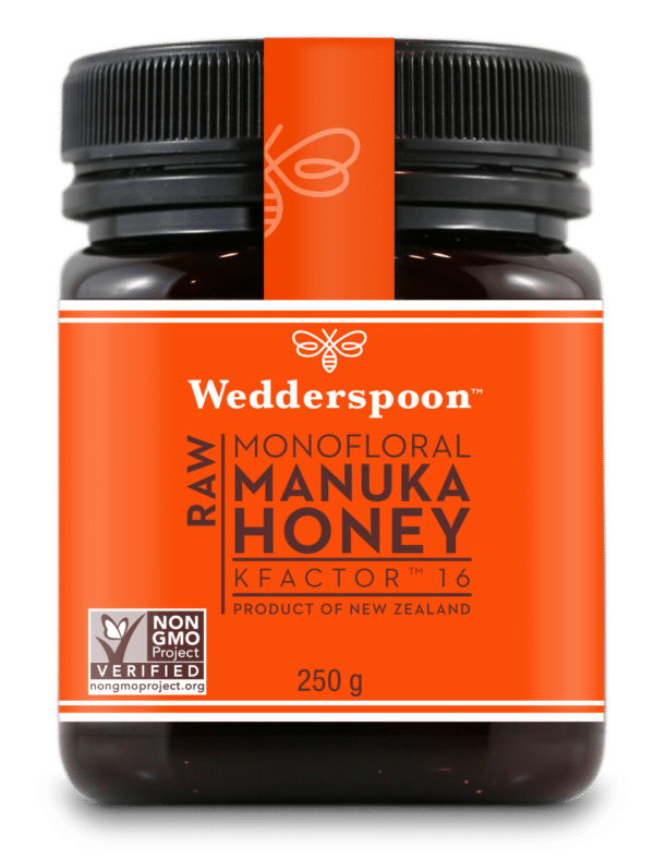 Miere de Manuka KFactor 16 RAW, 250g, Wedderspoon
