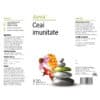 Ceai imunitate, 20 plicuri, Alevia Ceai imunitate, 20 plicuri, Alevia – etichetă