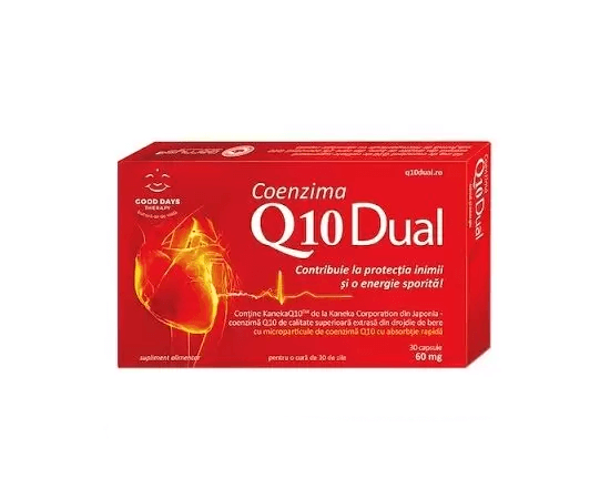 Coenzima Q10 Dual 60 mg 30 capsule Good Days Therapy