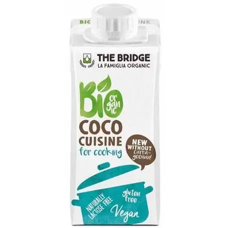 Crema ecologica din cocos pentru gatit 200ml The Bridge