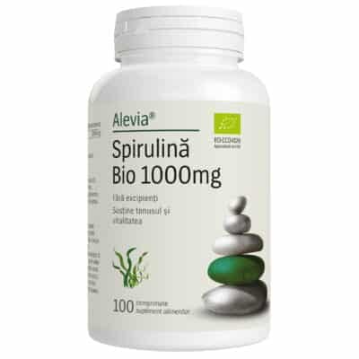 Spirulină Bio, 1000 mg, 100 comprimate, Alevia