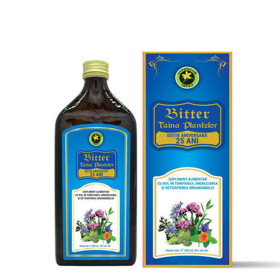 bitter taina plantelor fara alcool 200ml hypericum