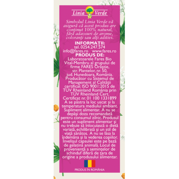 Distonoplant N152, 60 capsule, Fares Distonoplant N152, 60 capsule, Fares – imagine 3
