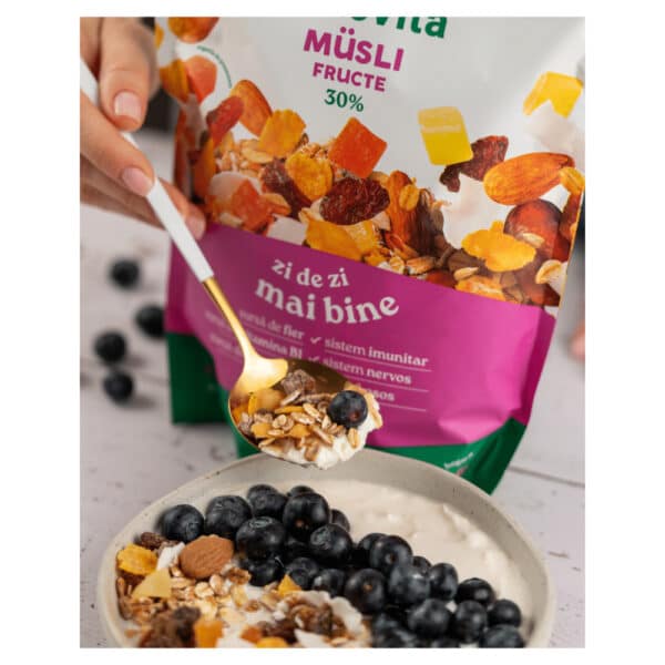 Musli cu fructe, 500 g, Sanovita
