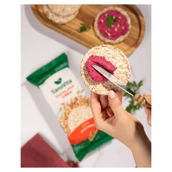 Rondele de grâu expandat, 56 g, Sanovita Rondele de grâu expandat, 56 g, Sanovita