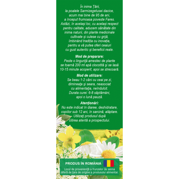 Ceai Sveltaflor M98, 50 g, Fares – imagine 3
