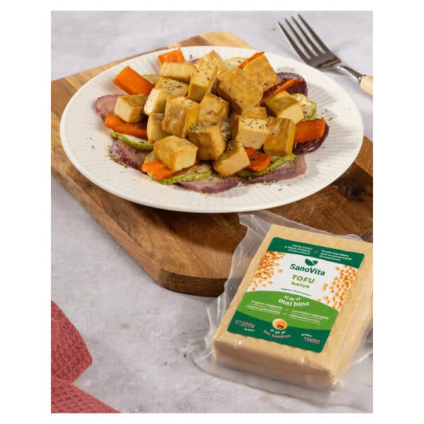 Tofu natur, sterilizat, 200 g, Sanovita