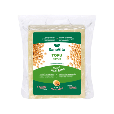Tofu natur, sterilizat, 200 g, Sanovita