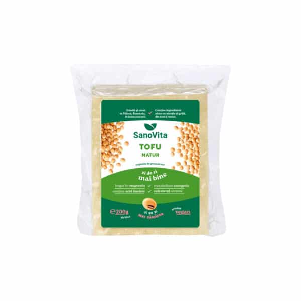 Tofu natur, sterilizat, 200 g, Sanovita