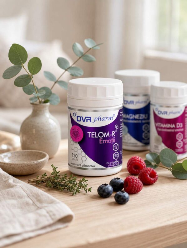 TELOM-R EMOȚII – 120 capsule, DVR Pharm