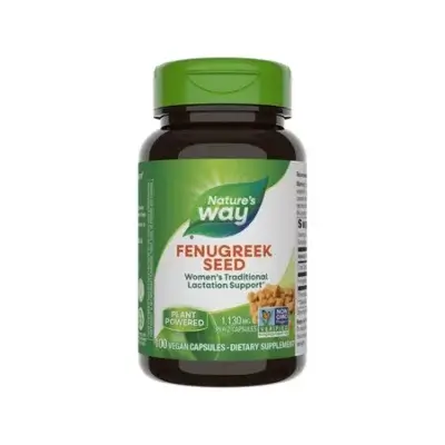 Fenugreek (Schinduf), 610 mg, 100 capsule, Natures Way, Secom
