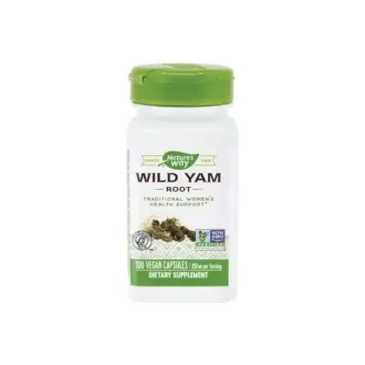 Wild Yam Root Natures Way, 100 capsule, Secom