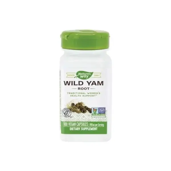 Wild Yam Root Natures Way, 100 capsule, Secom