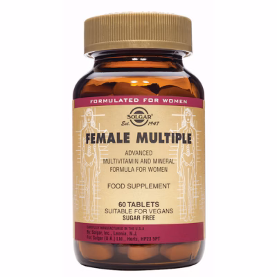 Multivitamine și minerale pentru femei, Female Multiple, 60 capsule, Solgar