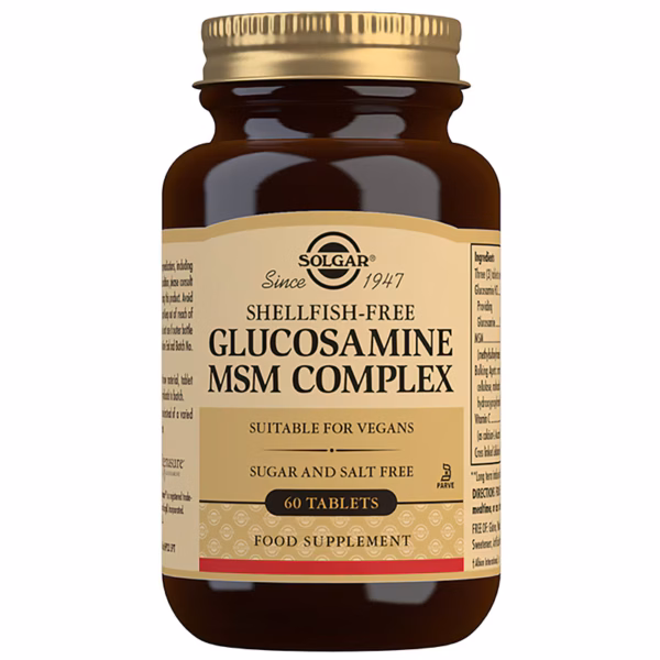 Complex de Glucozamină cu MSM, 60 capsule, Solgar