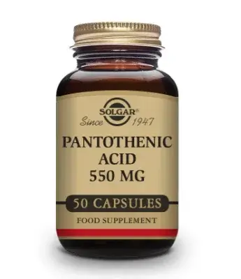 Acid Pantothenic, 550 mg, 50 capsule, Solgar