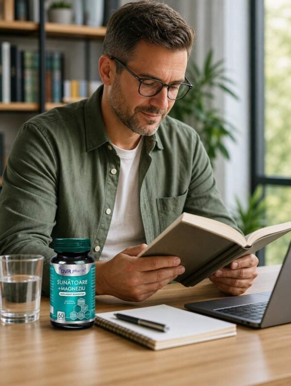 SUNĂTOARE + MAGNEZIU – 60 capsule, DVR Pharm