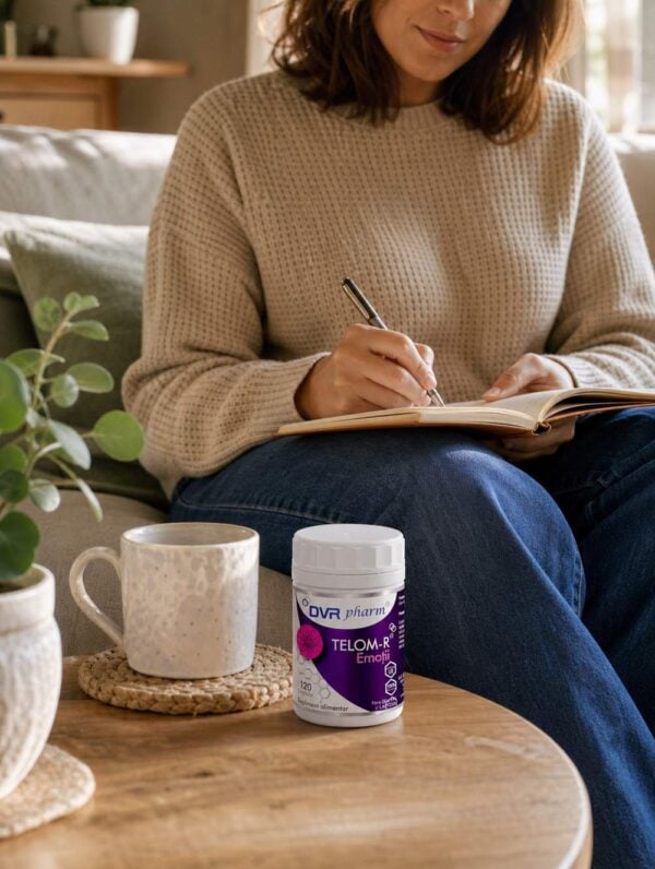 TELOM-R EMOȚII – 120 capsule, DVR Pharm